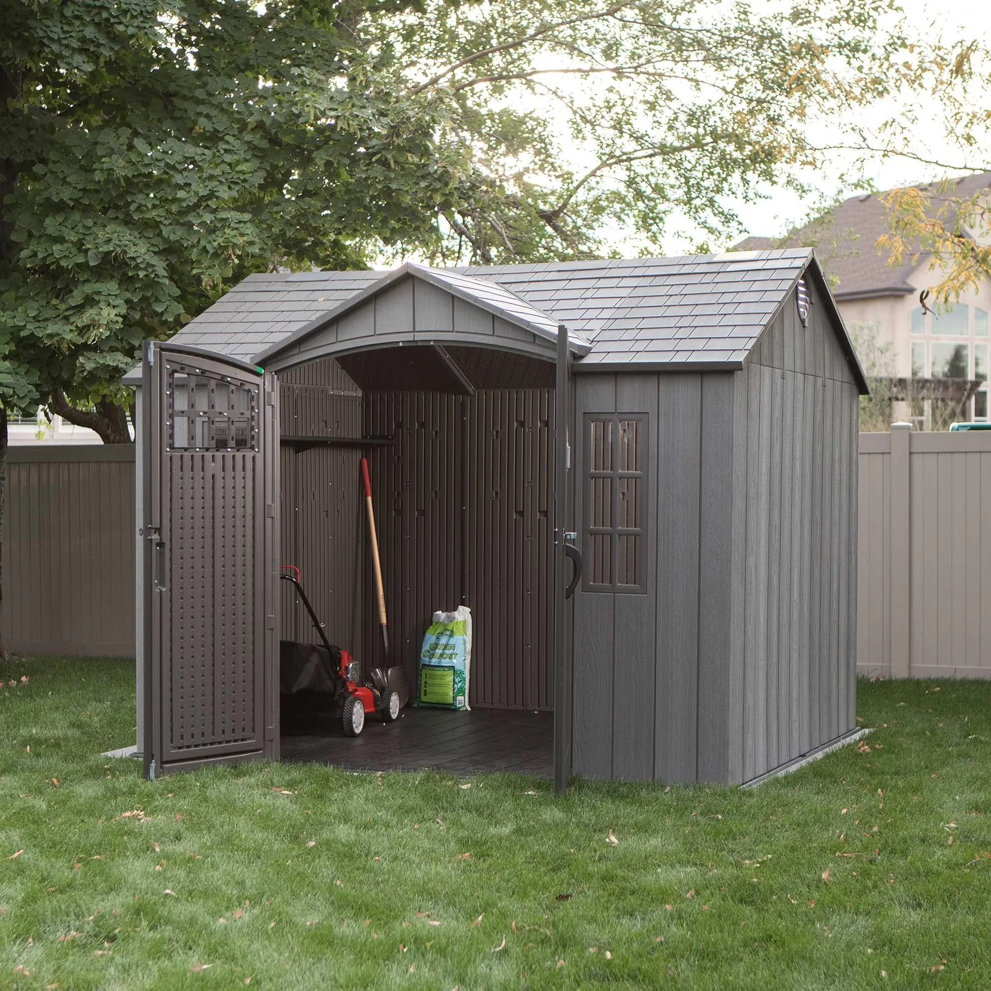 Lifetime 10 Ft. X 8 Ft. Outdoor Storage Shed – 60330