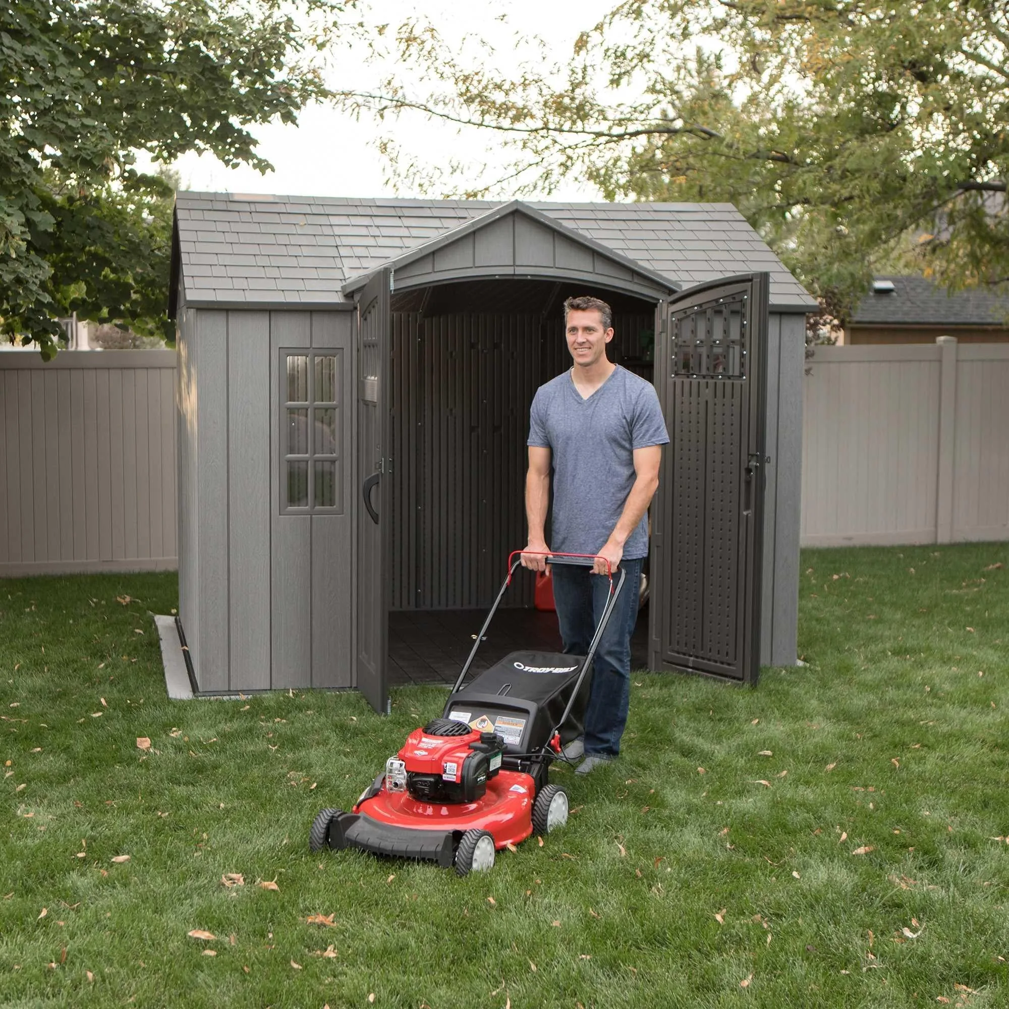Lifetime 10 Ft. X 8 Ft. Outdoor Storage Shed – 60330