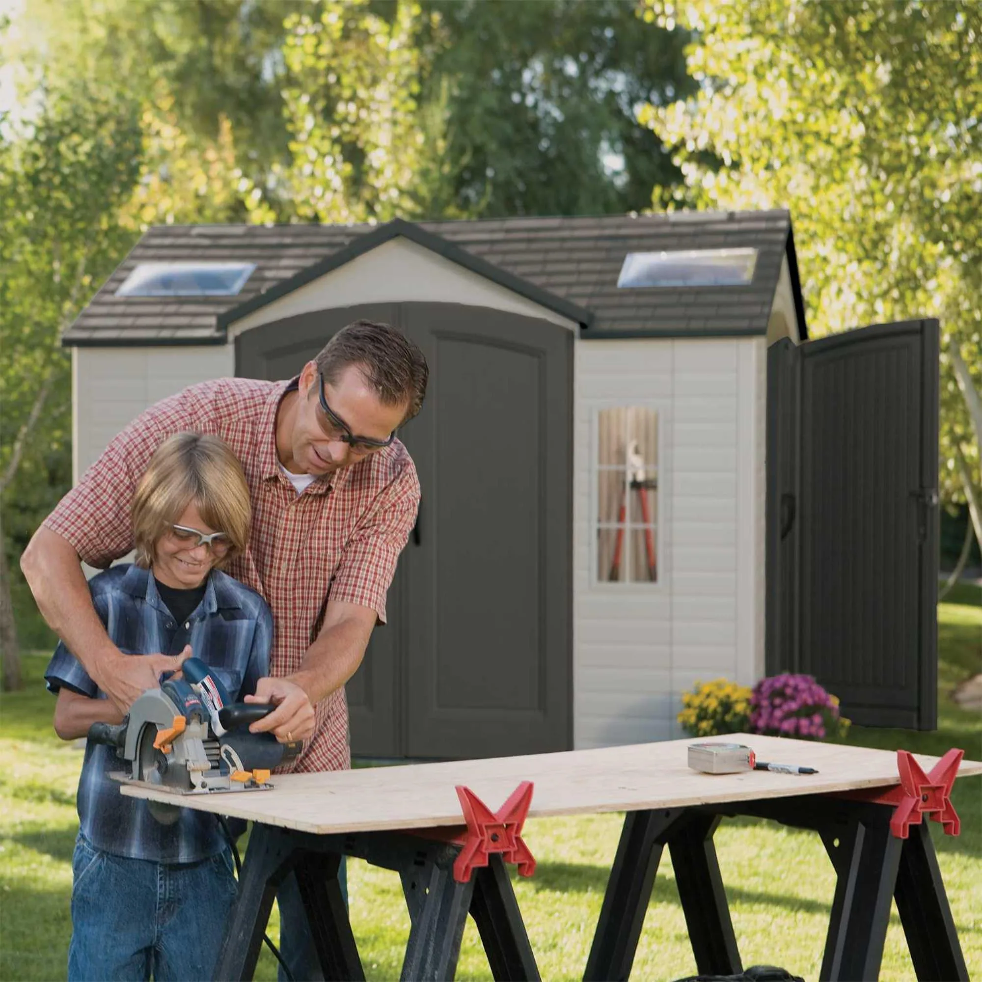 Lifetime 10 Ft. X 8 Ft. Outdoor Storage Shed – 60001