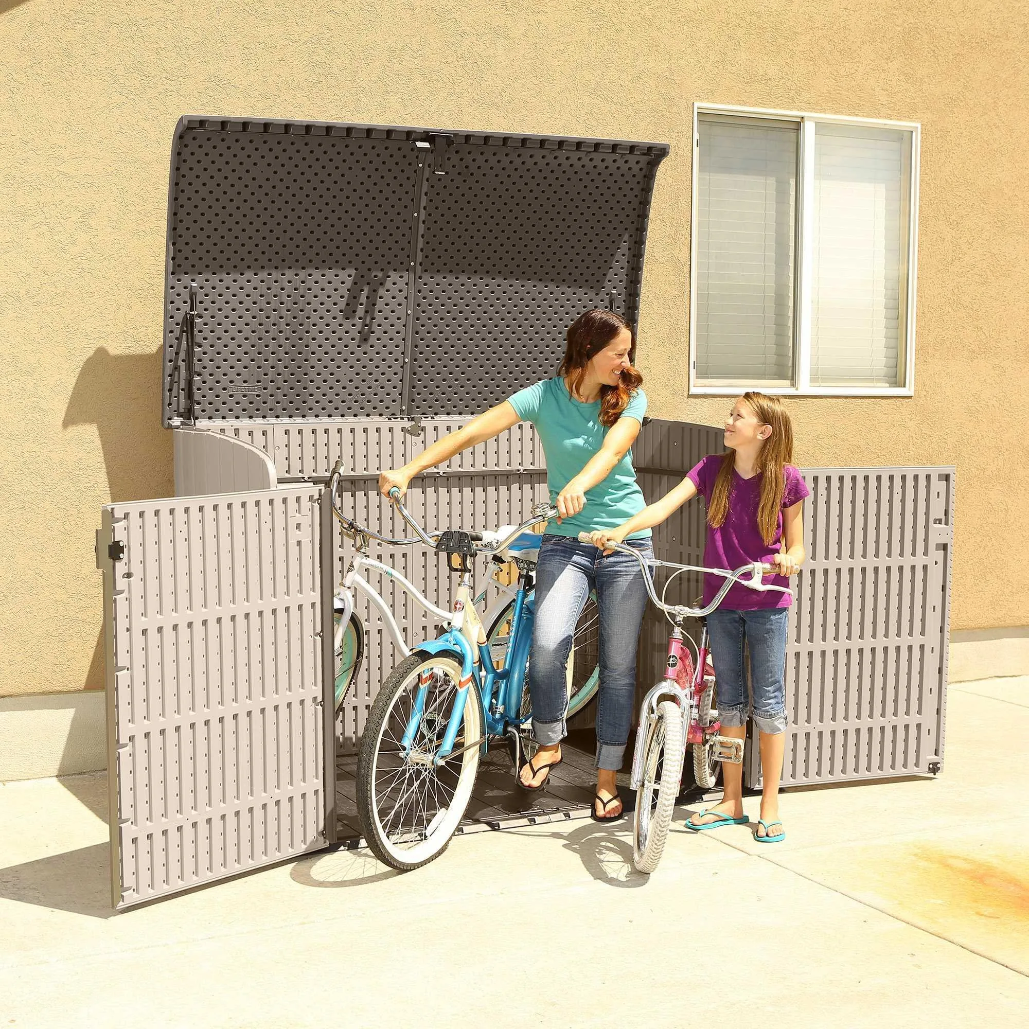 Lifetime Horizontal Storage Shed (75 Cubic Feet) – 60170