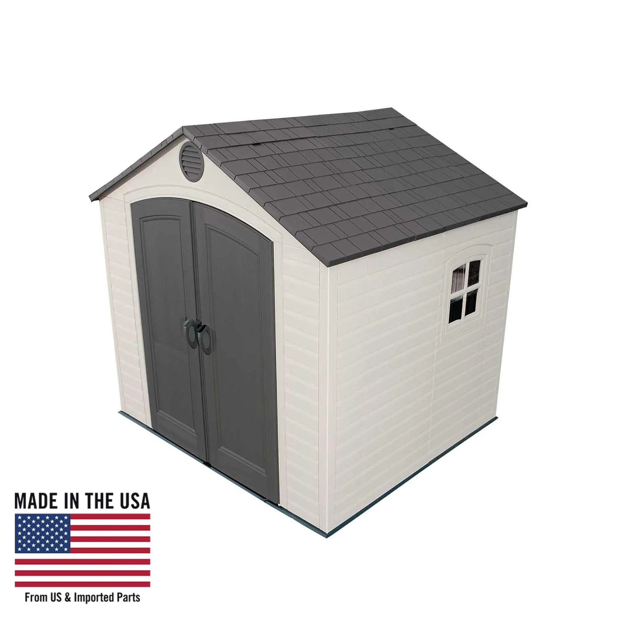 Lifetime 8 Ft. X 7.5 Ft. Outdoor Storage Shed – 6411