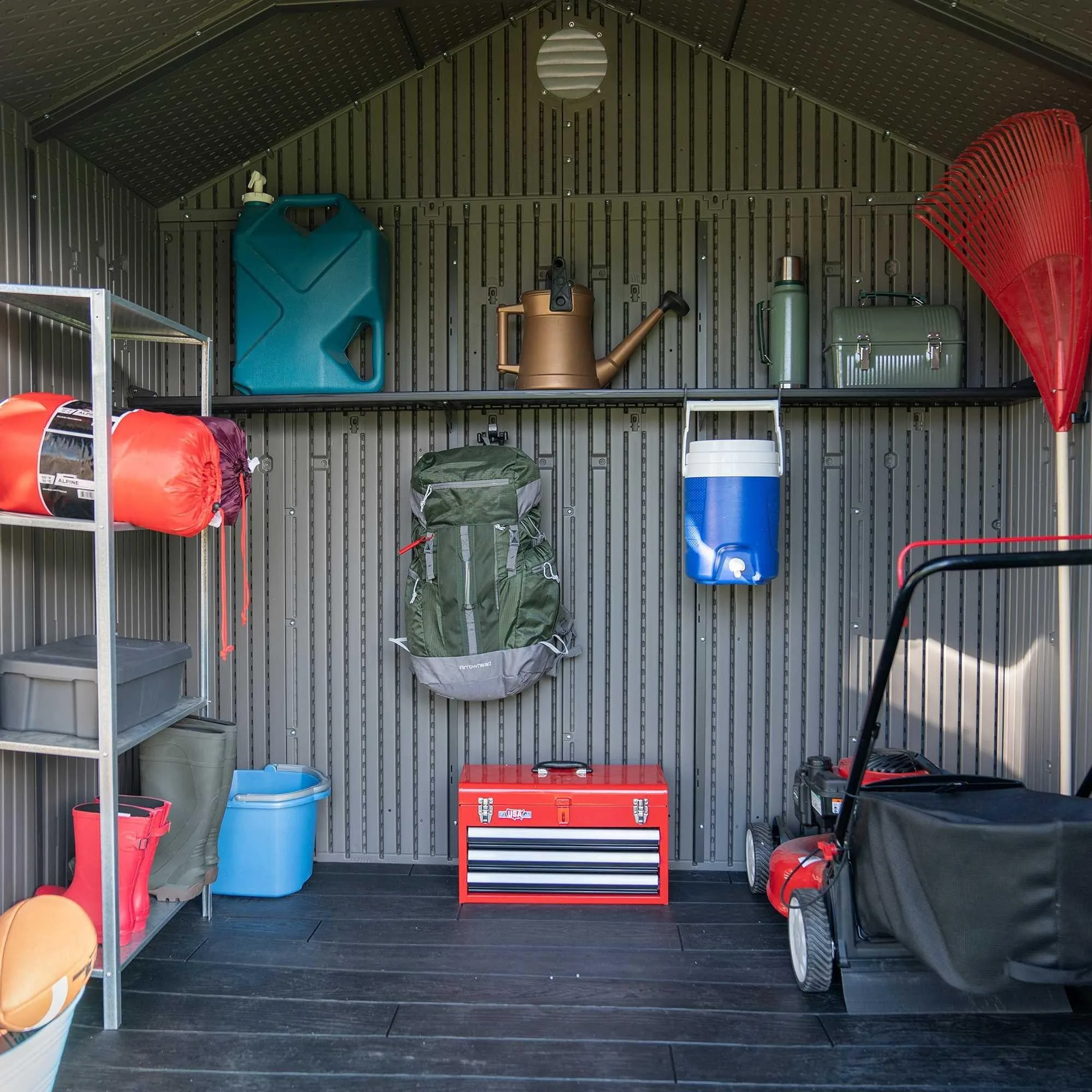 Lifetime 8 Ft. X 7.5 Ft. Outdoor Storage Shed – 60370