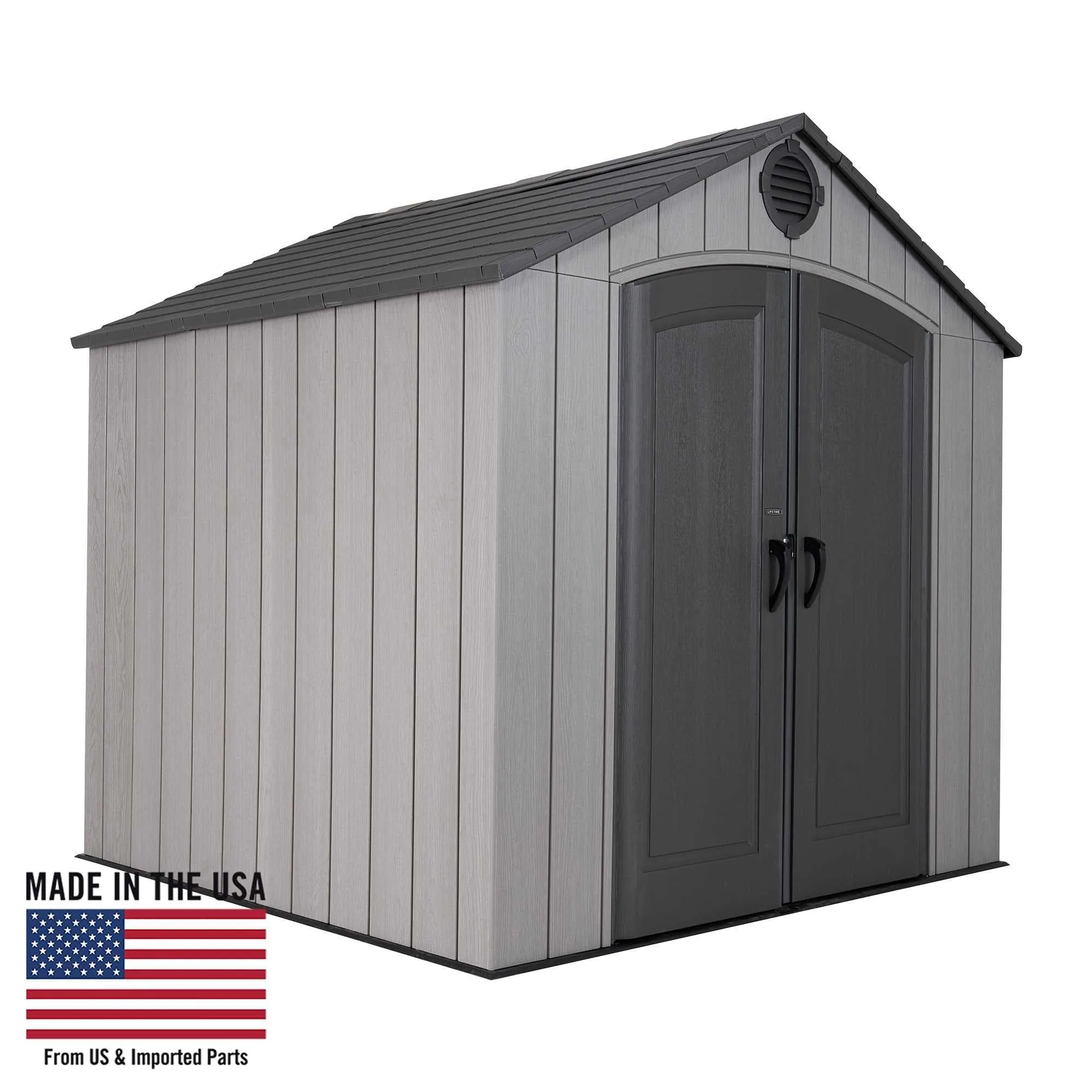 Lifetime 8 Ft. X 7.5 Ft. Outdoor Storage Shed – 60354