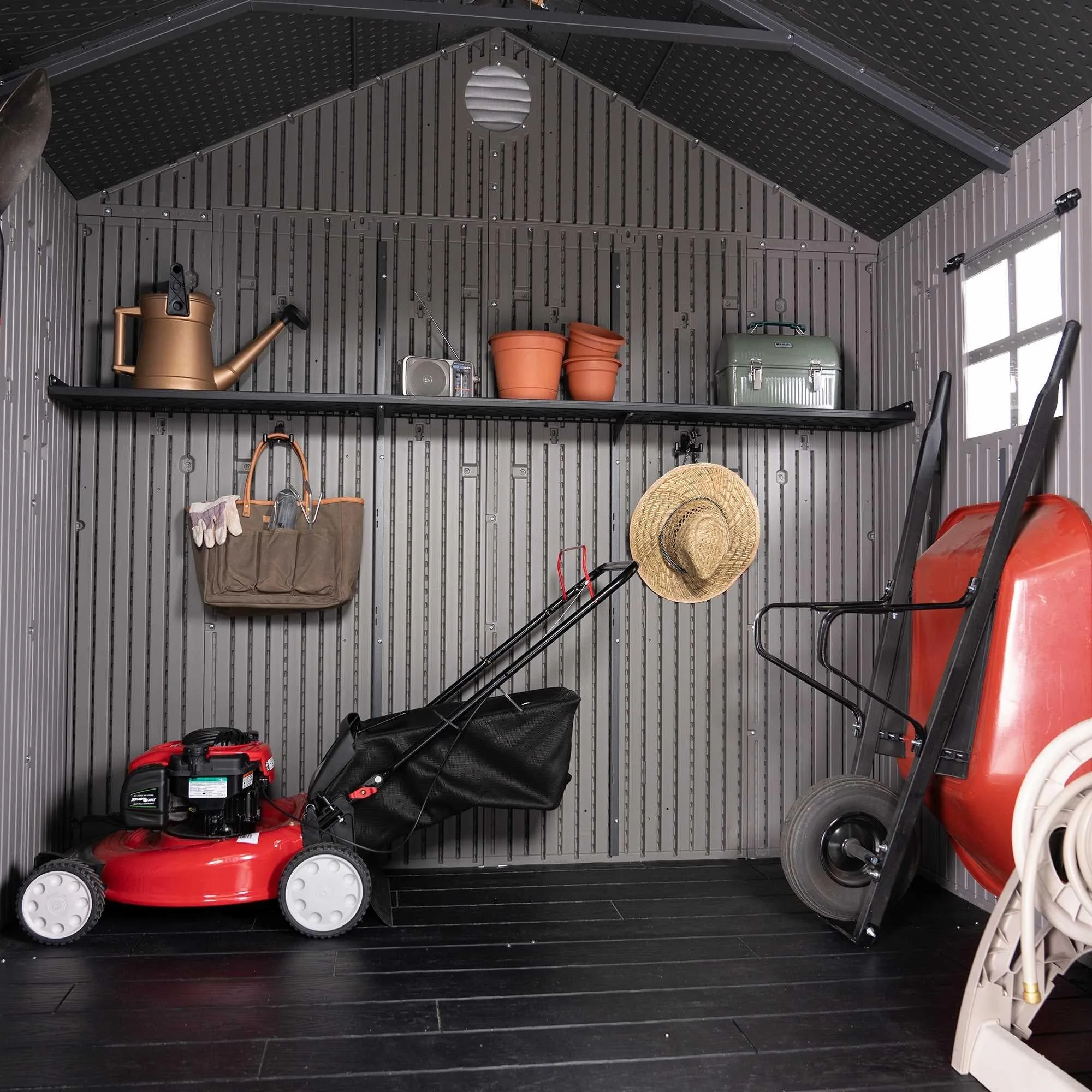 Lifetime 8 Ft. X 7.5 Ft. Outdoor Storage Shed – 60354