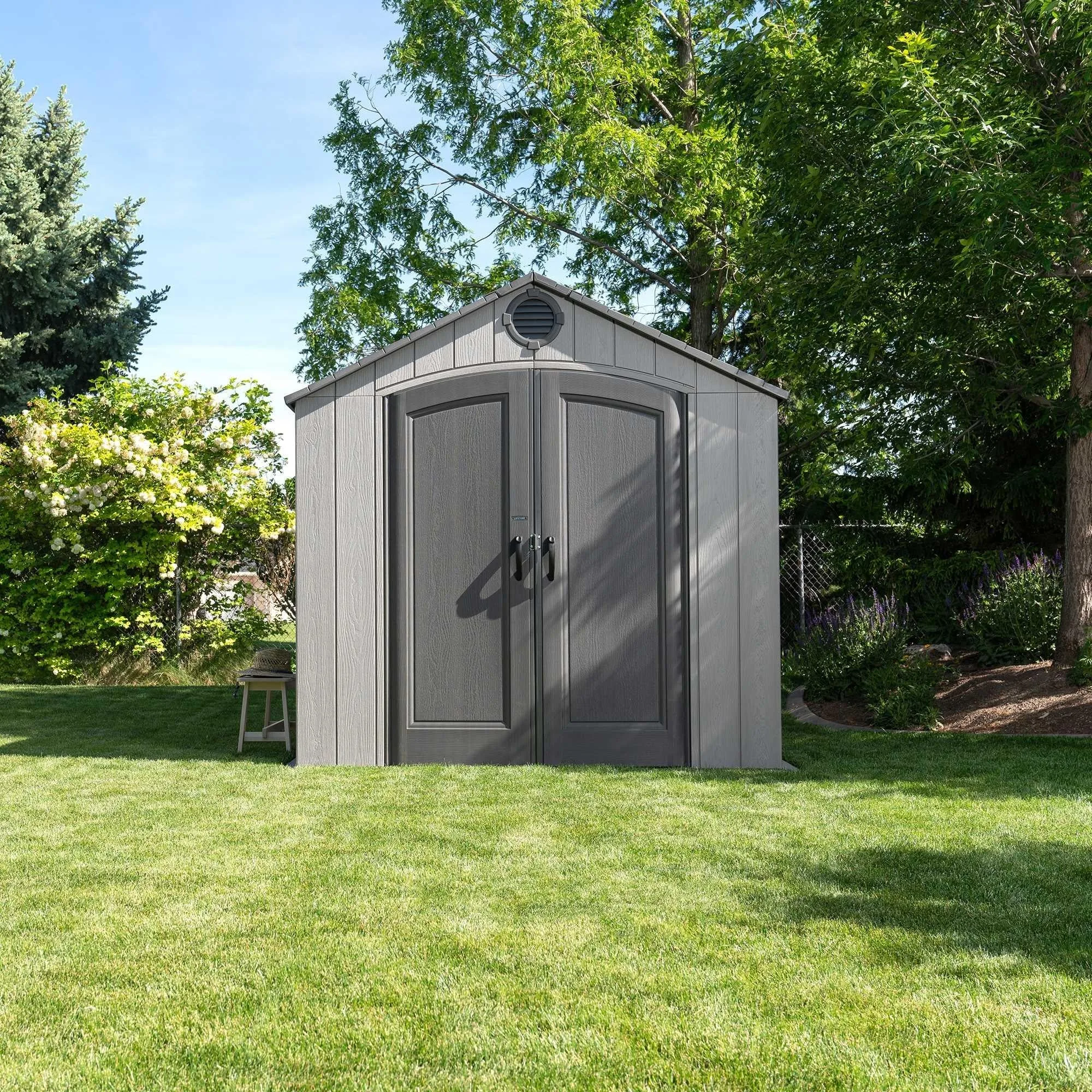 Lifetime 8 Ft. X 7.5 Ft. Outdoor Storage Shed – 60354