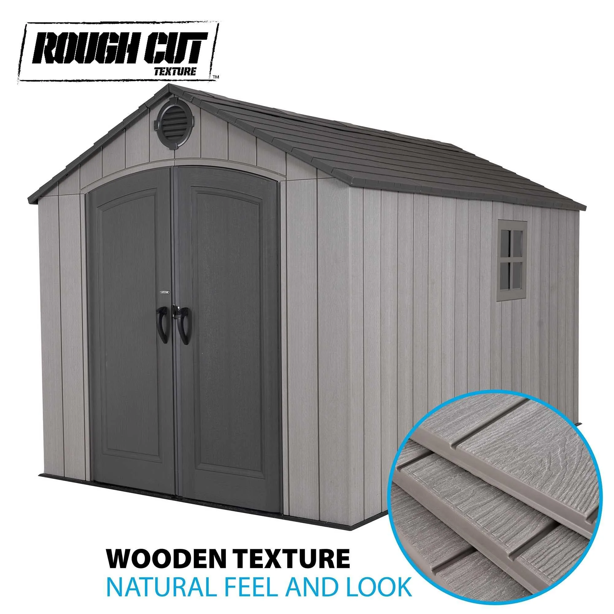 Lifetime 8 Ft. X 12.5 Ft. Outdoor Storage Shed – 60305