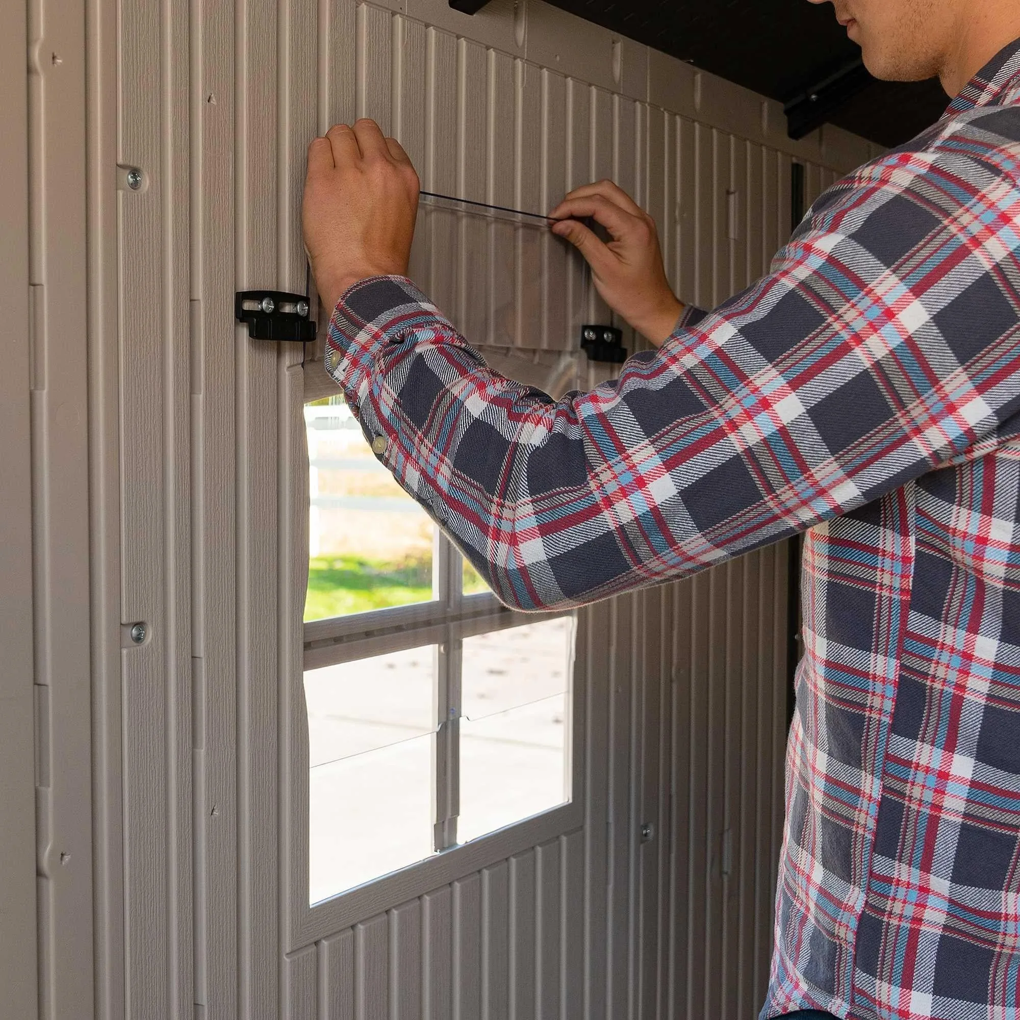 Lifetime 8 Ft. X 10 Ft. Outdoor Storage Shed – 60371