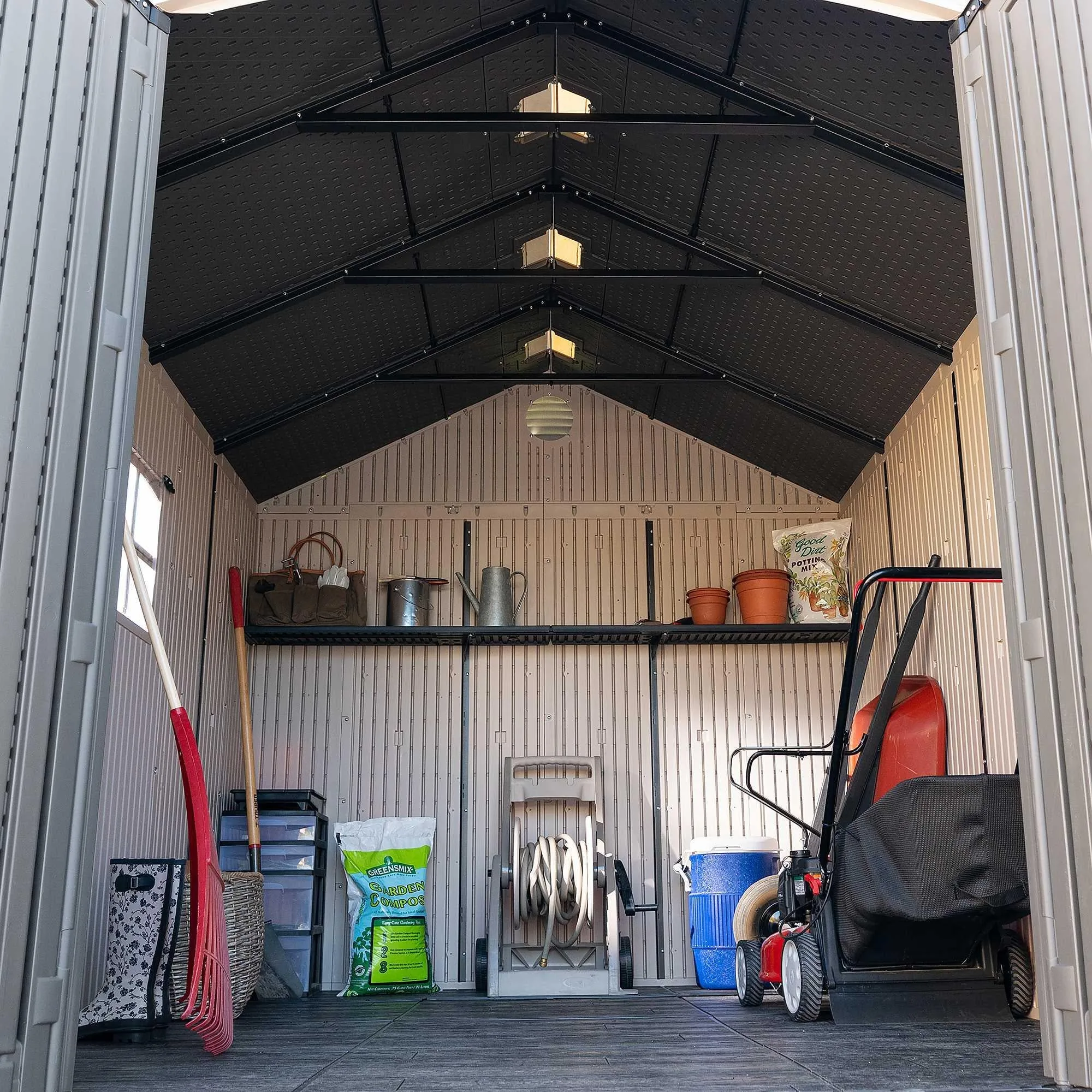 Lifetime 8 Ft. X 10 Ft. Outdoor Storage Shed – 60371