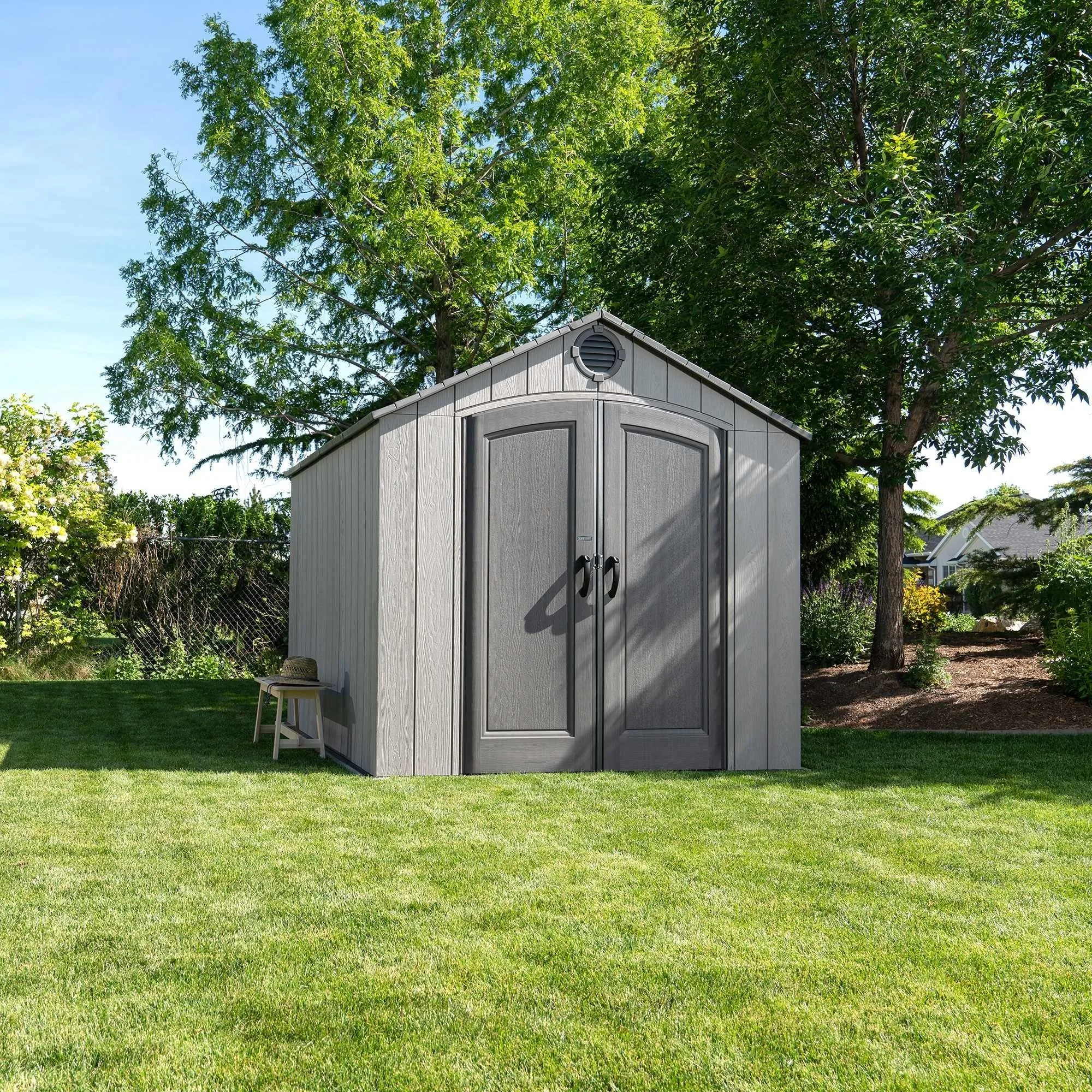 Lifetime 8 Ft. X 10 Ft. Outdoor Storage Shed – 60356