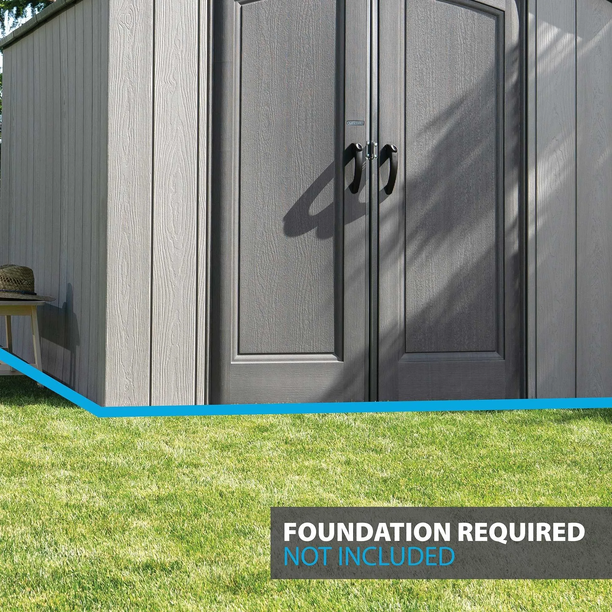 Lifetime 8 Ft. X 10 Ft. Outdoor Storage Shed – 60356