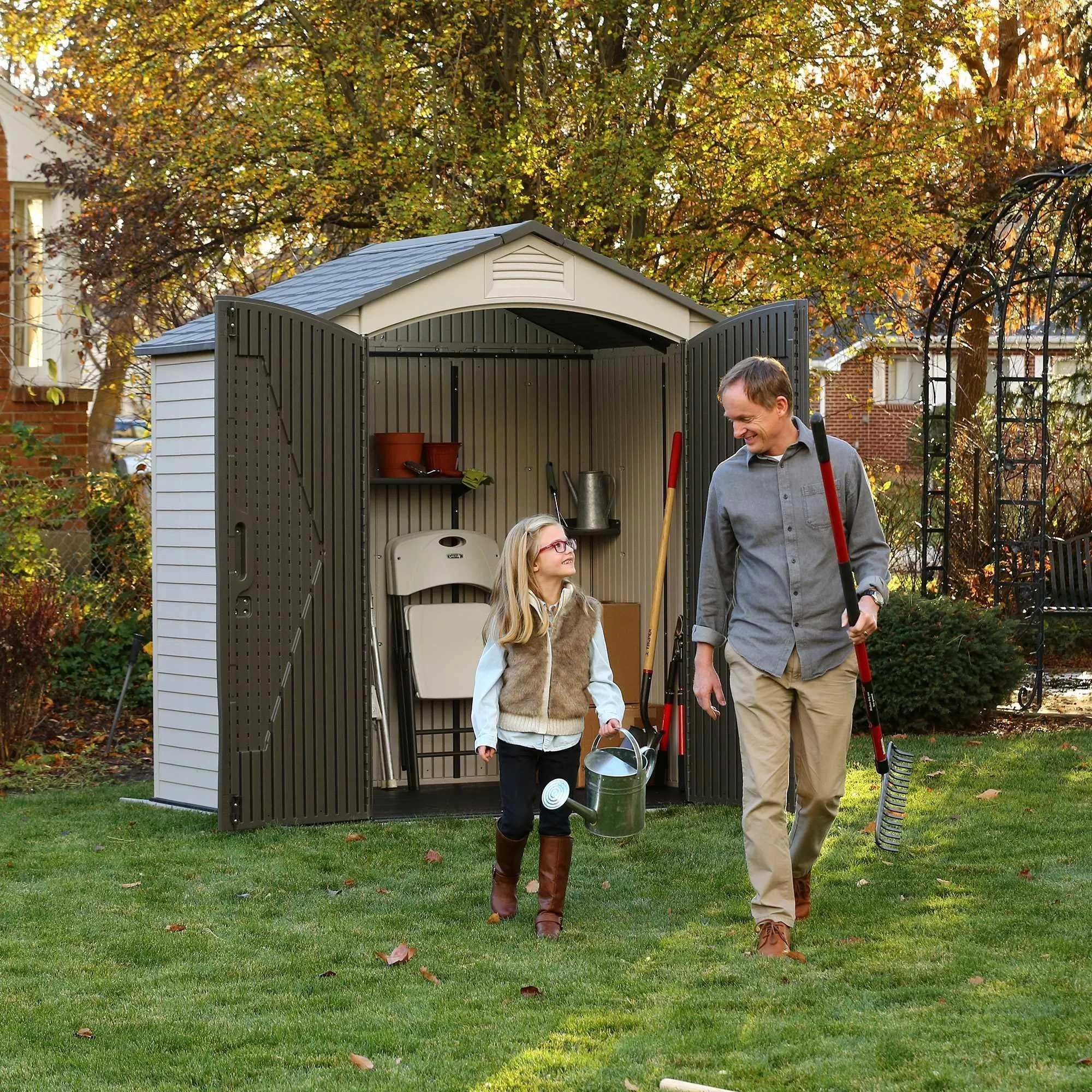Lifetime 7 Ft. X 4.5 Ft. Outdoor Storage Shed – 60057