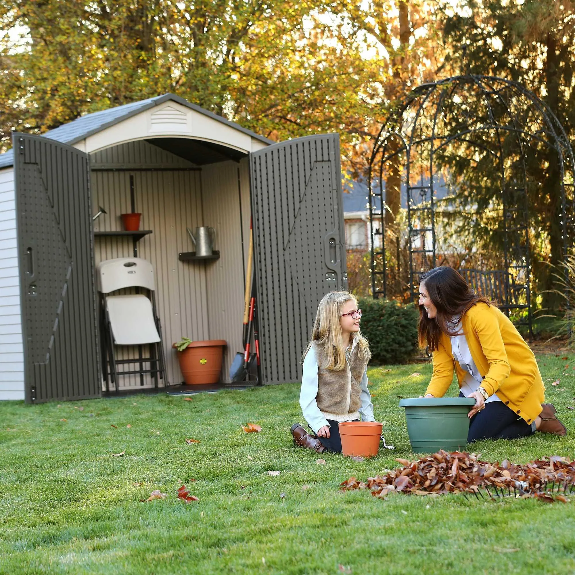 Lifetime 7 Ft. X 4.5 Ft. Outdoor Storage Shed – 60057