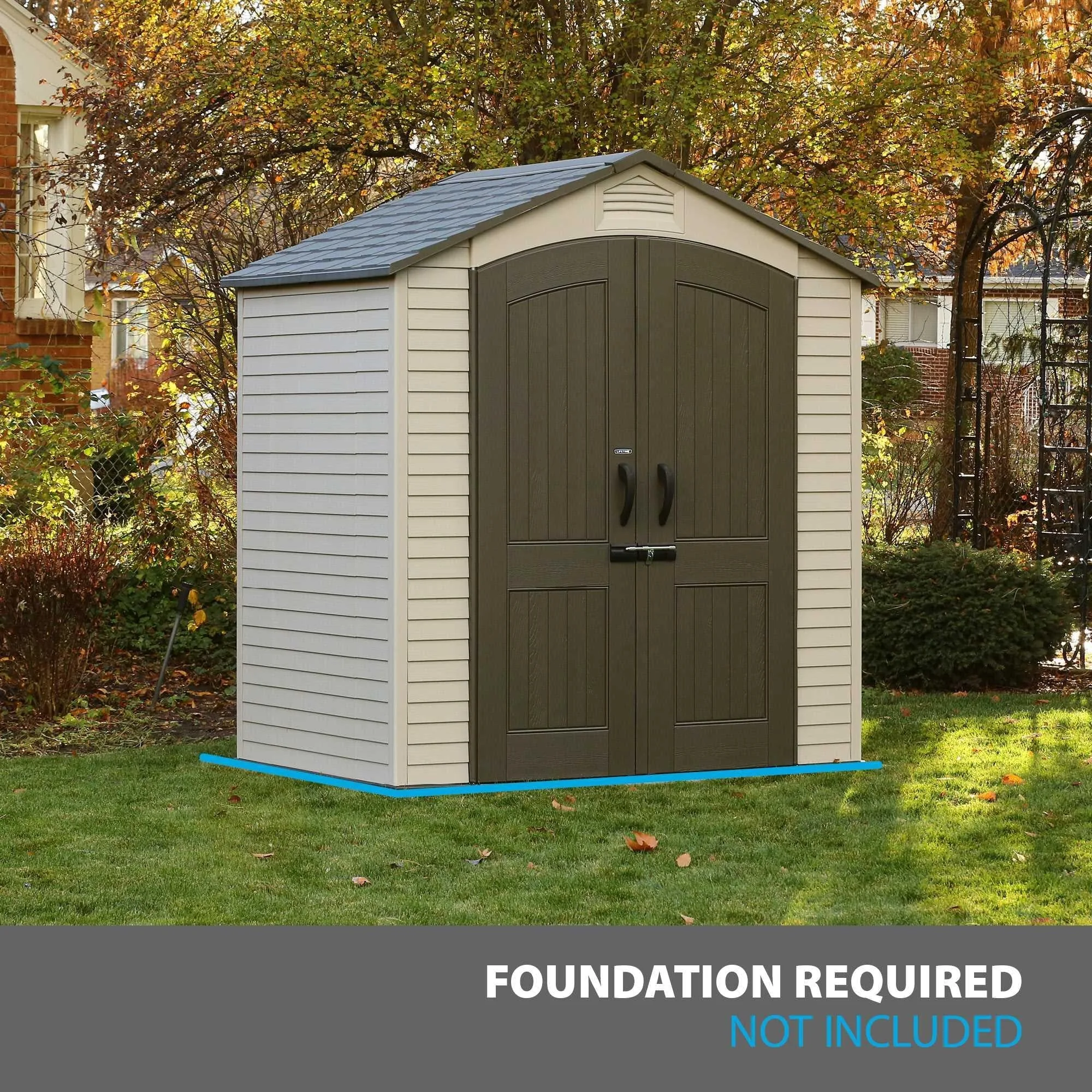 Lifetime 7 Ft. X 4.5 Ft. Outdoor Storage Shed – 60057