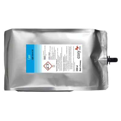 easy SS21 solvent ink for Mimaki MBIS system, JV32, JV33, JV150, JV300, CJV, with SS21 compatible ink and chip, 2 Liter bag