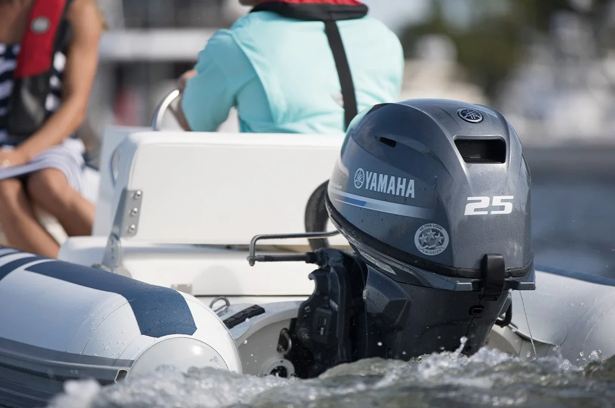 Yamaha F25SWC 25HP 15" Remote Electric Start Outboard